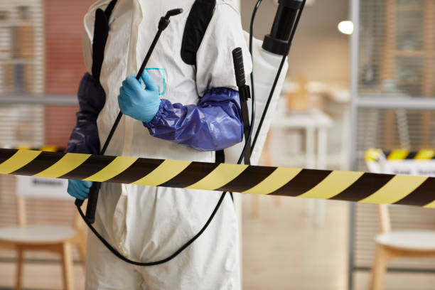Professional Drug Lab Cleanup technician working in Lincoln, IL